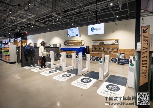 Whole Food Market将采用Amazon的JustWalkOut购物技术,多媒体信息发布系统,数字标牌,数字告示，digital signage